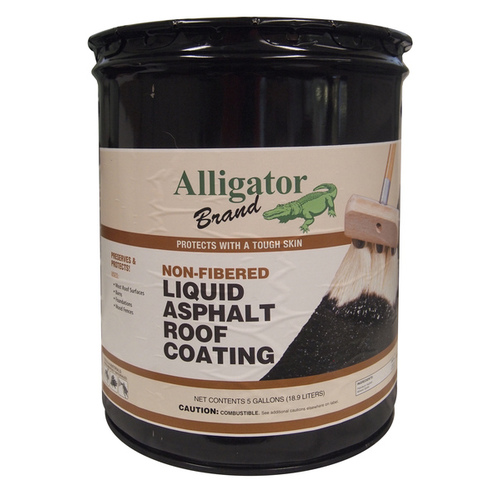 Non-Fibered Liquid Asphalt Roof Coating 5-gallon