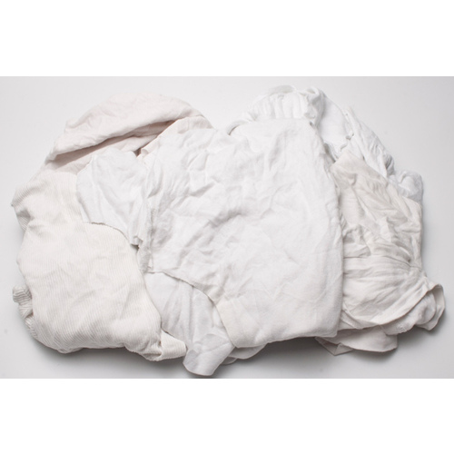 Intex DIY Inc 7402-10#-PC Special White Knit Wiping Rags