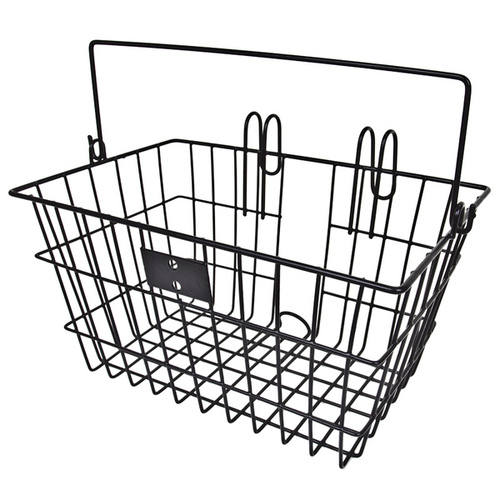 JB Importers, Inc 9043 Bicycle Handlebar Basket - Steel