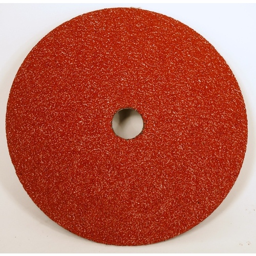 24 Grit Aluminum Oxide Fibre Resin Disc - 5 x 7/8