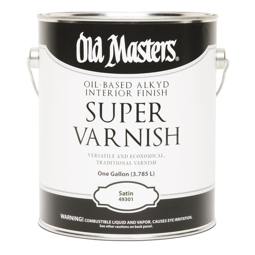 Old Masters 49301 Super Varnish Satin 1 Gallon