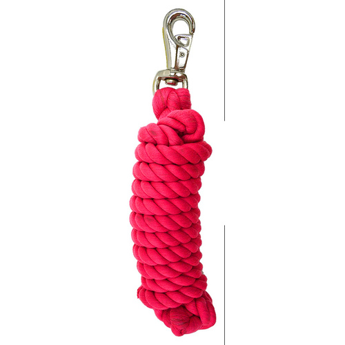 PARATRADE POLY LEAD ROPE BRASS SNAP - RED