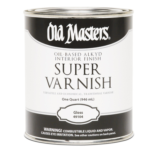 Old Masters 49104 Super Varnish Gloss 1 Quart