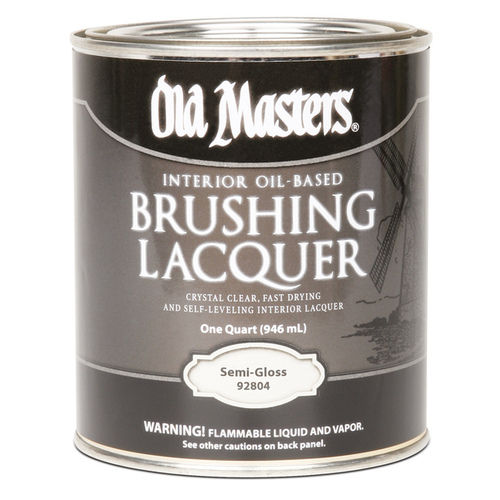 Old Masters 92804 Brushing Lacquer Semi-Gloss 1 Quart