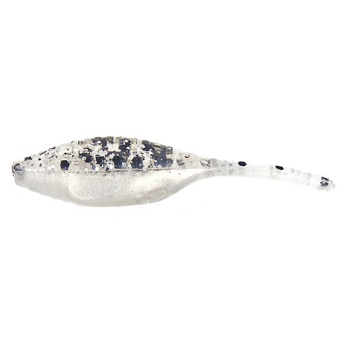 Bass Assassin Lures Inc SA01336 Shad Fishing Lure 1.5" Salt & Pepper Silver Phantom