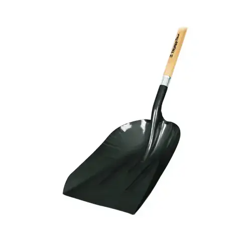 Truper PCAY-G Tru Pro #8 Steel 27 In. Wood D-Grip Handle Steel Scoop Shovel