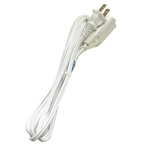 Coleman Cable 306W 15 Ft. Polarized White Extension Cord