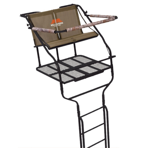 Millennium Outdoors L220-SL Millennium L220 18 Ft. Double Ladder with Folding Seat