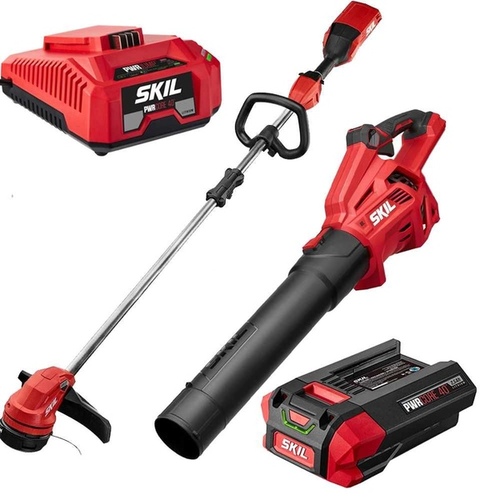 Skil 40V Outdoor Power Combo - Trimmer & Blower Kit