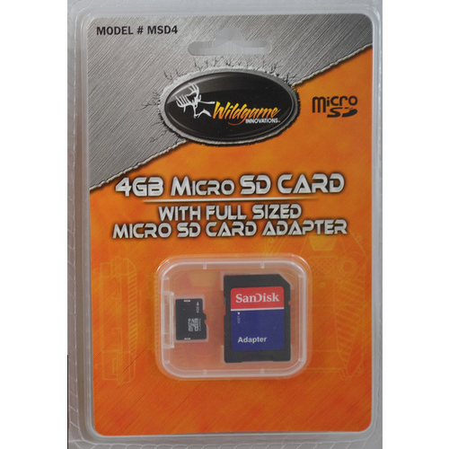 WGI INNOVATIONS/BA PRODUCTS WGI-WGICA0035 Micro SD Card 8GB with Adapter