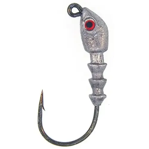 Bass Assassin Lures Inc JA05001 Jighead JA Series Fishing Lure 1/16-oz Lead/Red Eye