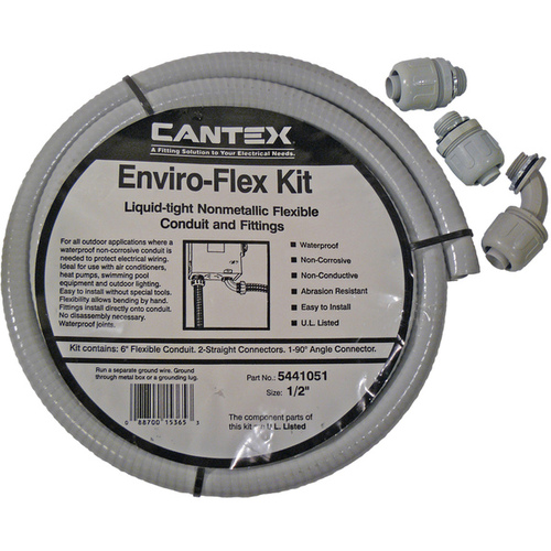 Cantex-Plastic Pipe Division 5441051 Enviro-Flex Kit 1/2"