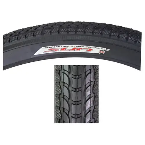 JB Importers, Inc 60412 Sunlite Bicycle Tire 24 x 2.125 - Black