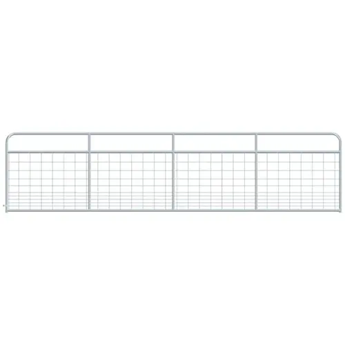 Alligator Brand 14230336 Mesh Gate Hog Round Corner 18ft - Galvanized