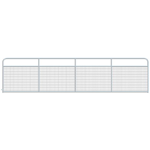 Gate Wired (2x4) Round Corner 18ft - Galvanized