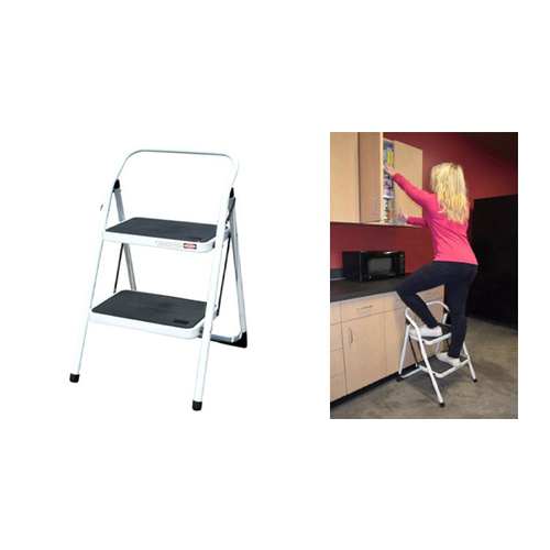 BUFFALO STL2BX Step Ladder 2-Step 220-lbs White