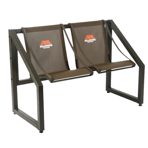 Millennium Outdoors B-002-2X Millennium B2X 2 Man Steel Bench