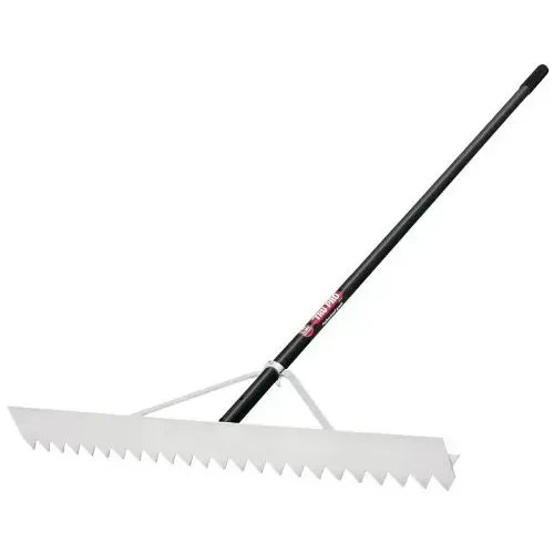 Truper RALU-36A 36 In. Aluminum Asphalt Landscape Rake (20-Tine)