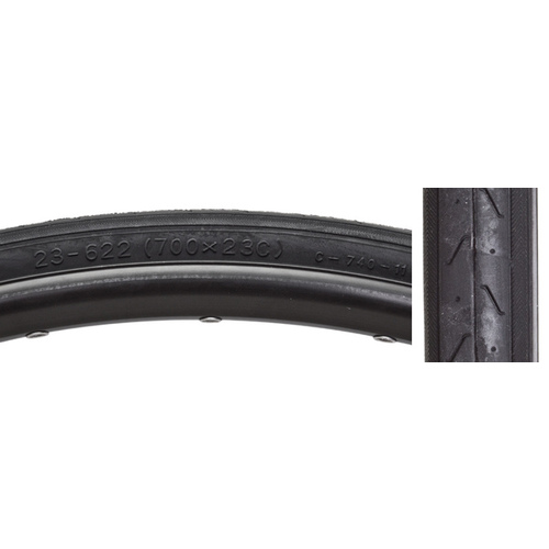 Bicycle Tire 700 x 23 Road Tire - Black