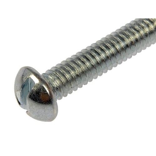 Screw - Machine Round Head Slotted #6-32 (UNC) x 1/2" - Zinc pack of 100