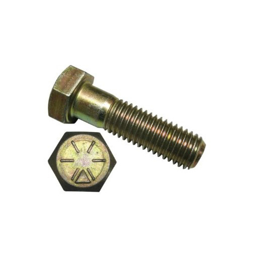 Bolt - Hex Head 5/8"-11 (UNC) x 1-1/2" - Zinc (Yellow) Grade 8 Steel pack of 10