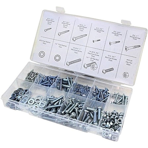 Sourcelink Agway Private Label 67621 SAE Nut & Bolt Assortment - 347 pieces