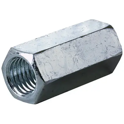 Hex Rod Coupling Nut - 5/16"-18 (UNC) - Zinc Grade 2 Steel