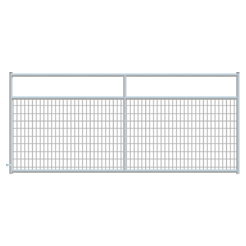 2" x 4" Wire Mesh Galvanized Square Corner 10 ft. Gate