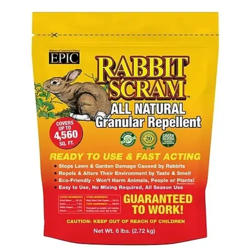 Epic - Scram 13871523 RABBIT GRANULAR REPELLENT 11060 6lb Resealable Bag