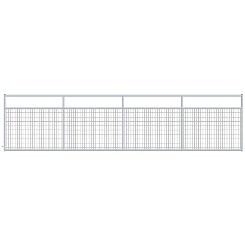 Alligator Brand 14233485 2" x 4" Wire Mesh Galvanized Square Corner 16 ft. Gate