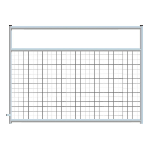 4" x 4" Wire Mesh Galvanized Square Corner 4 ft. Gate