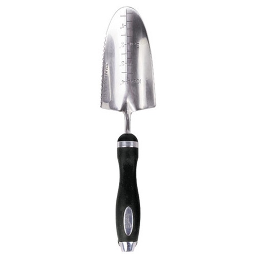 Trowel Serrated Steel w/Rubber Grip