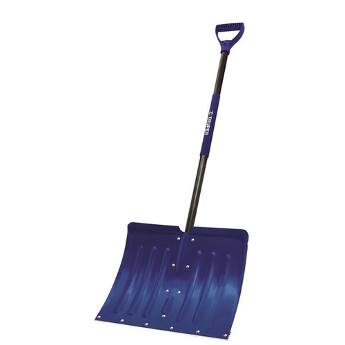 18-inch aluminum snow shovel steel handle