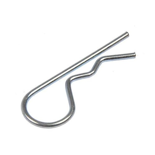 Hitch Pin Clip 5/32" x 5/8" to 1" - Zinc (clear)