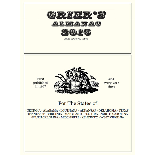 Grier's 2020 Almanac - Blank Store Logo