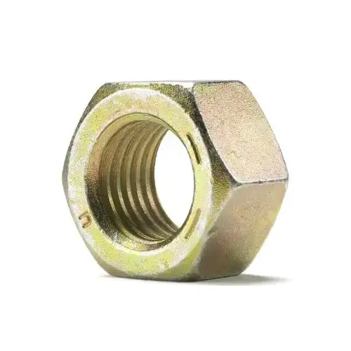 Hex Nut - 1/2"-13 (UNC) - Zinc (Yellow) Grade 8 Steel pack of 25