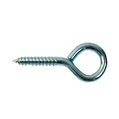 Hindley Mfg. Co., Inc. 10052 Screw - Eye (Turn Wire) #114, 14-Gauge x 15/16" - Zinc