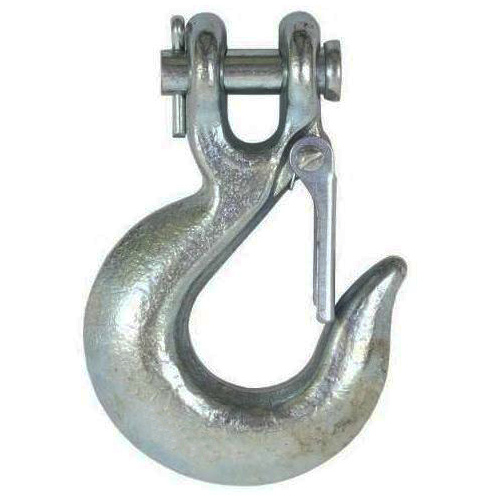 Slip Hook - Clevis 5/16" (with Latch) High Test - Electro-Galvanized