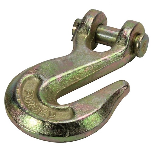 Grab Hook - Clevis 3/8" Grade 70 - Yellow Zinc