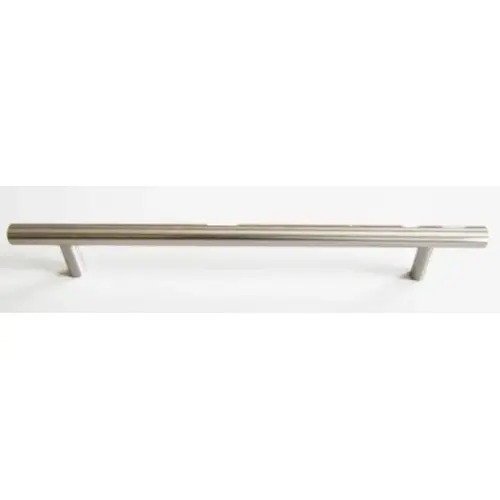 C-C Round Bar Pull 7-1/2" Satin Nickel