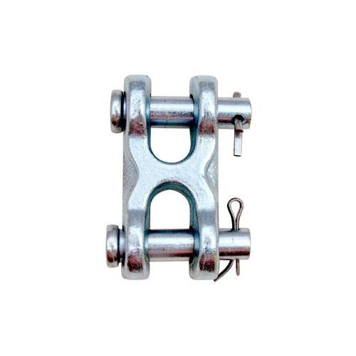 Double Clevis Connector 3/8" - Zinc Plated