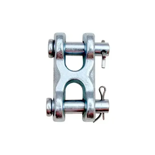 Double Clevis Connector 1/4"-5/16" - Zinc Plated