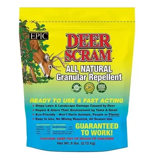 Epic - Scram 13871521 DEER GRANULAR REPELLENT 10060 6lb Resealable Bag