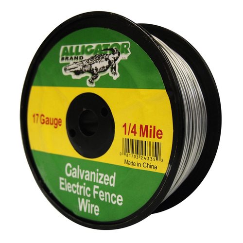 17 Gauge 1/4 Mile Galvanized Electric Fence Wire