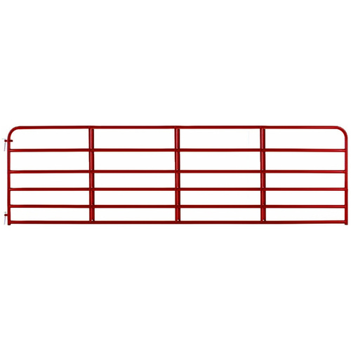 Alligator Brand 14230818 Gate 6-Bar Round Corner 18ft Red