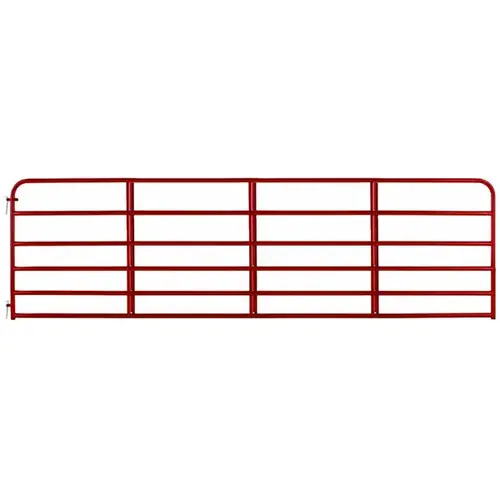 Alligator Brand 14230818 Gate 6-Bar Round Corner 18ft Red