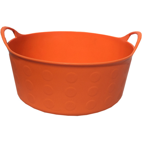 Tuff Short Flex 4.2 Gallon Tub - Orange