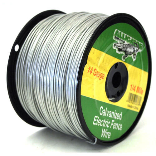 14 Gauge 1/4 Mile Galvanized Electric Fence Wire