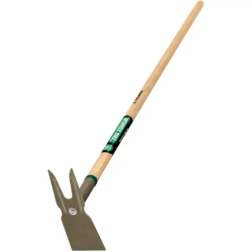 Truper 54 In. Wood Handle 2-Prong Weeding Hoe