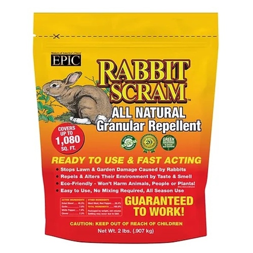 Epic - Scram 11004 RABBIT GRANULAR REPELLENT 11004 2lb Ready to Use Bag